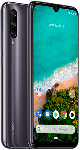 Смартфон Xiaomi Mi A3 4/64Gb (черный)
